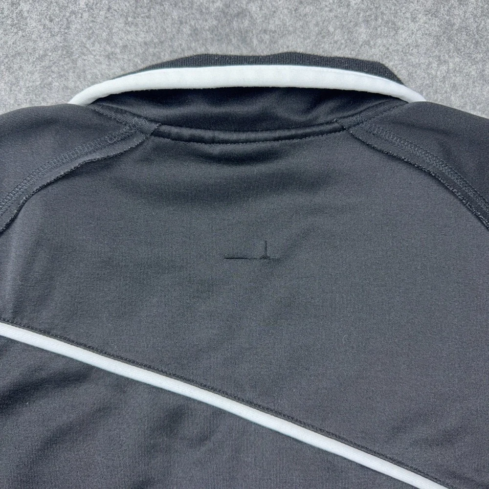 VTG Element Skateboards Track‎ Jacket Mens Large Black Full Zip Embroidered Y2K